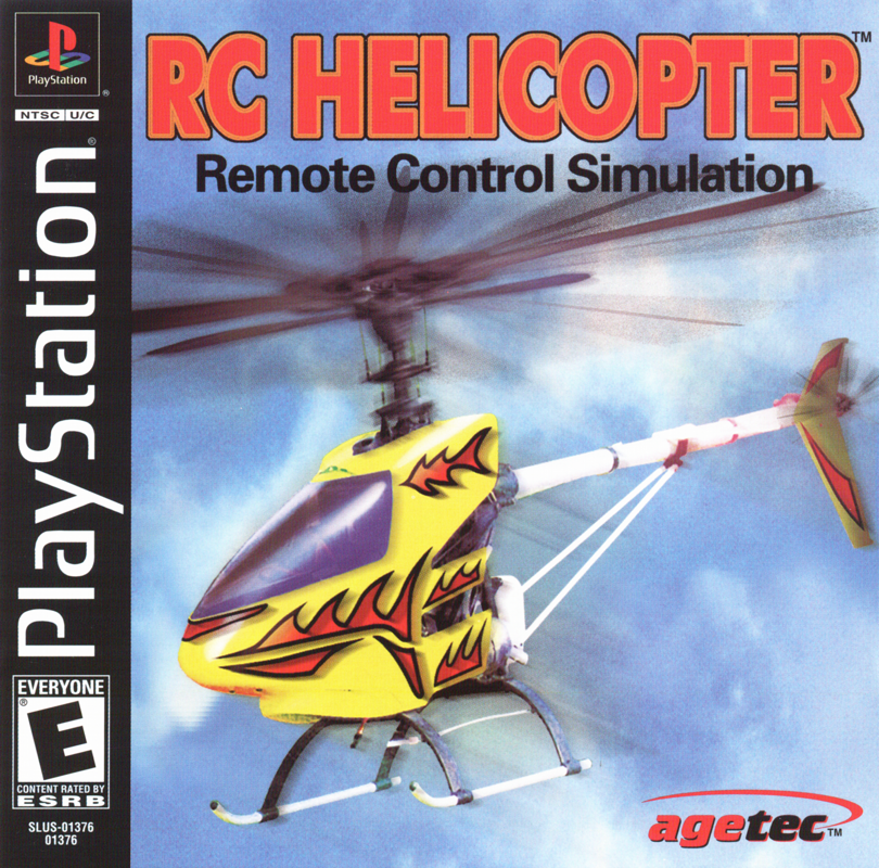 RC Helicopter box art for Playstation